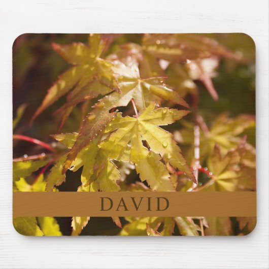 Trendy Japanese Maple Mouse Mat Mousepad (Vorne)