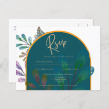 Trendy Jewel Tones Aquamarin Maroon Gold Wedding R