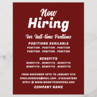 Trendy Job Vacancy Rekrutierung Werbung