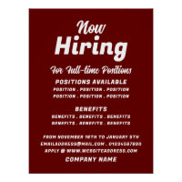 Trendy Job Vacancy Rekrutierung Werbung
