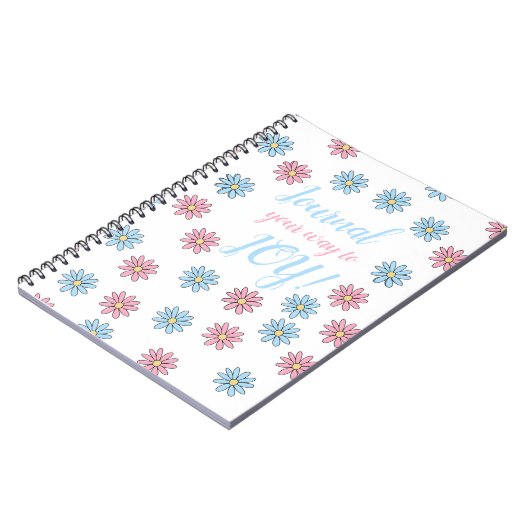 Trendy Journal to Joy Positive Thinking Notebook Notizblock (Linke Seite)