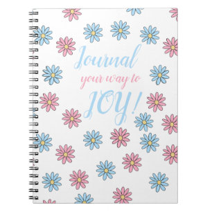 Trendy Journal to Joy Positive Thinking Notebook Notizblock
