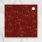 Trendy Joy Pine Boughs Wreath Christmas Photo Geschenkanhänger (Rückseite)