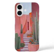 Trendy Kaktus-Phone-Hülle im Wüsten-Look 