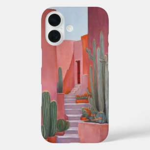 Trendy Kaktus-Phone-Hülle im Wüsten-Look iPhone 16 Hülle