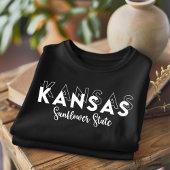 Trendy Kansas Sunflower Staat T - Shirt