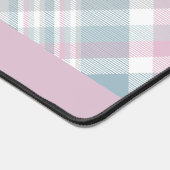 Trendy Kariert Pattern Personalisiert Schreibtischunterlage (Ecke)