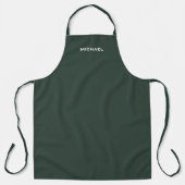 Trendy keltic Grayish Green Moderne Beruflich Schürze (Vorderseite)