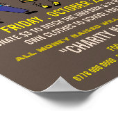 Trendy Kids, Lässig Dress Day Fundraiser Advert Poster (Ecke)