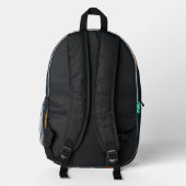 Trendy Kids School Rucksack - Spaß & Farben (Rückseite)