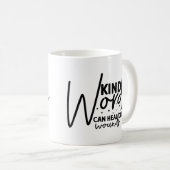 Trendy Kind Words Kaffeetasse (VorderseiteRechts)