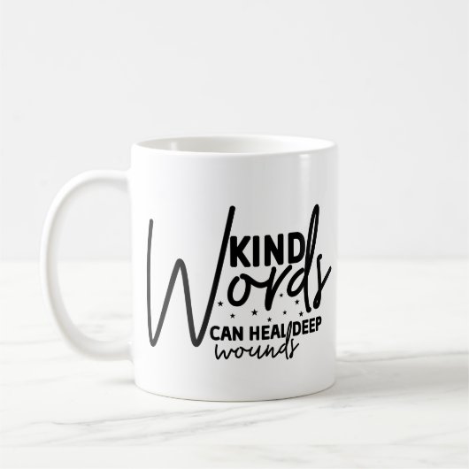 Trendy Kind Words Kaffeetasse (Links)
