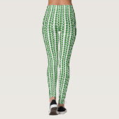 Trendy Kleeblatt Gemusterte Leggings (Rückseite)