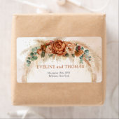 Trendy Kupferrot und bordeauxfarbene Blume Salbei (Insitu)