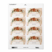 Trendy Kupferrot und bordeauxfarbene Blume Salbei (Vorne)