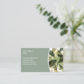 Trendy Ladys Personal Contact Cards Visitenkarte (Stehend Vorderseite)