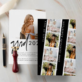 Trendy Lässige damals und jetzt Abschluss Ankündig Ankündigung