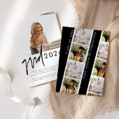 Trendy Lässige damals und jetzt Abschluss Ankündig Ankündigung