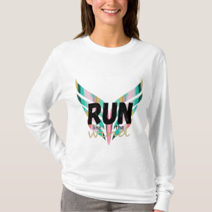 Trendy Lauf wie der Shirt-Painthub T-Shirt