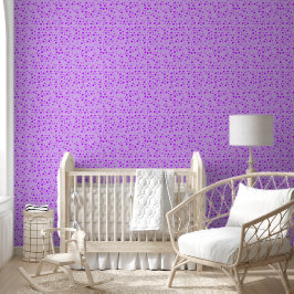 Trendy Lavendel Violett Farbe mit Punkten - Komfor Tapete