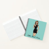 Trendy LBD Notebook - Little Black Dress Journal Notizblock (Innenseite)