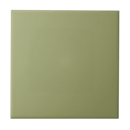 Trendy Leafy Brushwood Green - Keramik Tile Fliese (Vorderseite)