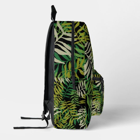 Trendy Leafy Pflanze Green Garden Bedruckter Rucksack (Links)