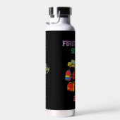 Trendy lebendig zurück in das Schulmuster Trinkflasche (Rechts)