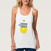 Trendy Lemon Heart Limoncello Gefallen Geschenk Me Tank Top (Vorderseite)