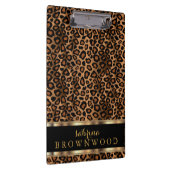 Trendy Leopard Animal Design Klemmbrett (Rechts)