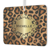 Trendy Leopard Animal Print Autolufterfrischer (Links)