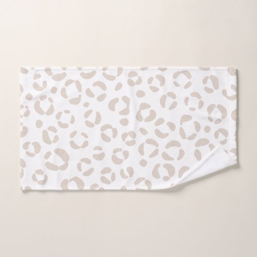 Trendy Leopard Badetuch Set (Handtuch)