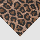 Trendy Leopard Cheetah Animal Print Muster Seidenpapier (Ausschnitt)