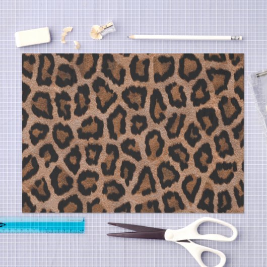 Trendy Leopard Cheetah Animal Print Muster Seidenpapier (Handwerk)