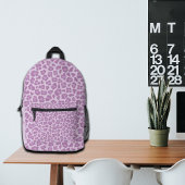 Trendy Leopard Print Individuelle Name Bedruckter Rucksack