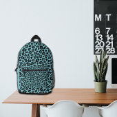 Trendy Leopard Print Individuelle Name Bedruckter Rucksack