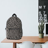 Trendy Leopard Print Individuelle Name Bedruckter Rucksack