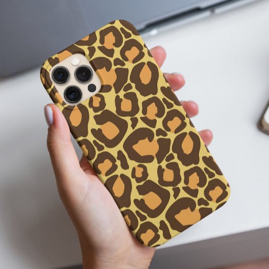 Trendy Leopard Print iPhone Hülle