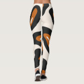 Trendy Leopard Print Leggings - Komfortable und be (Rückseite)