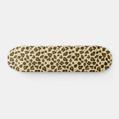 Trendy Leopard Print - Mädchen Skateboard (Horizontal)