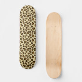 Trendy Leopard Print - Mädchen Skateboard (Vorderseite)