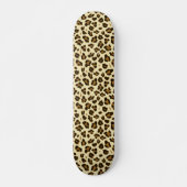 Trendy Leopard Print - Mädchen Skateboard (Vorne)