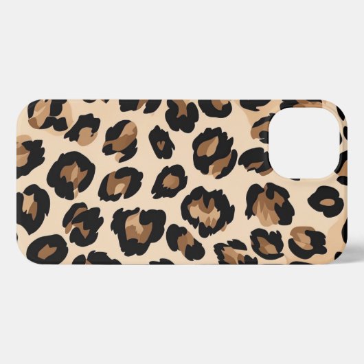 Trendy Leopard Print Slim Phone Case iPhone Hülle (Rückseite (Horizontal))