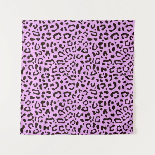 Trendy leopard Printkunst Wandteppich (Vorderseite (Horizontal))