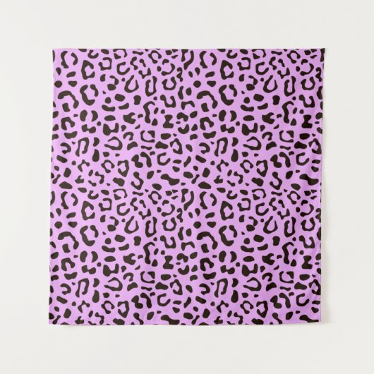 Trendy leopard Printkunst Wandteppich (Vorderseite)