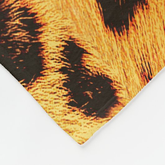 Trendy Leopard: Skin Design Pattern. Fleecedecke (Ecke)
