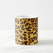 Trendy Leopard: Skin Design Pattern. Kaffeetasse (Mittel)