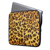 Trendy Leopard: Skin Design Pattern. Laptopschutzhülle (Vorderseite Links)