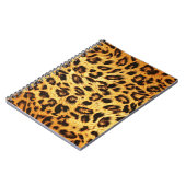 Trendy Leopard: Skin Design Pattern. Notizblock (Linke Seite)