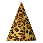 Trendy Leopard: Skin Design Pattern. Partyhütchen (Rückseite)
